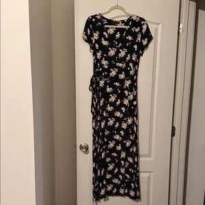 Sanctuary Floral Black Dress